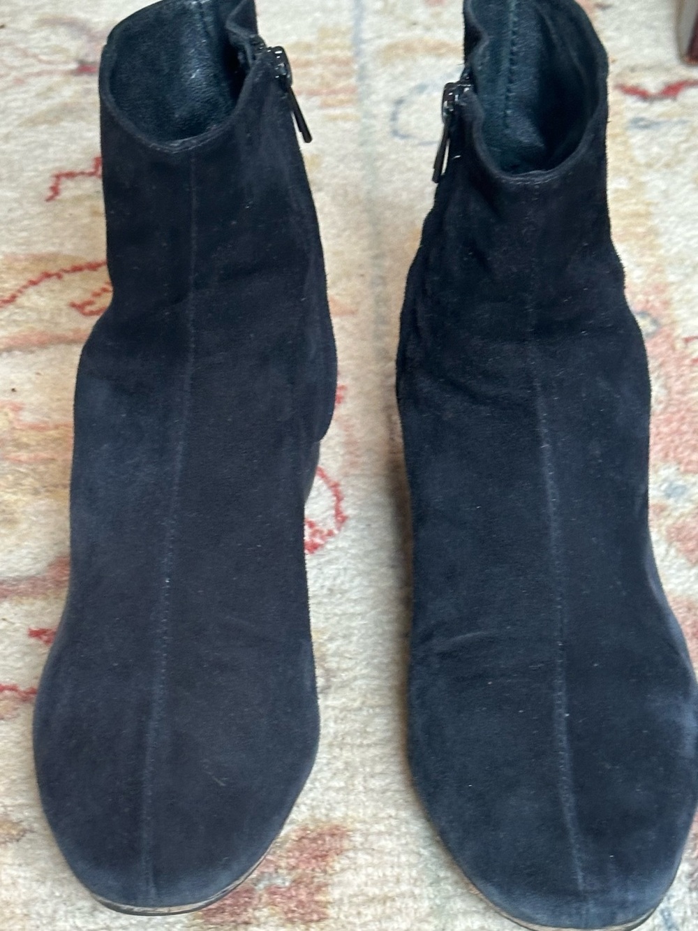 Loeffler Randall Black Suede Ankle Boots 8
